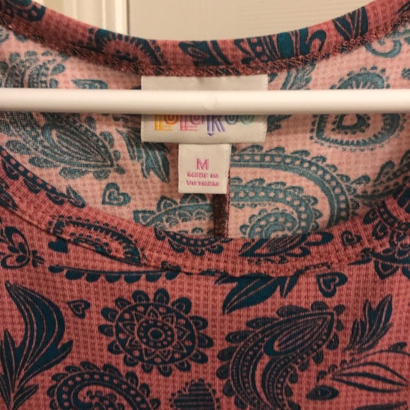 Light Coral and blue Carly Dress - Picture 3 of 3